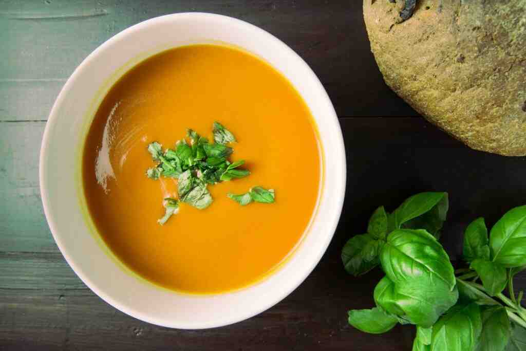 Sweet Potato and Chickpeas Soup