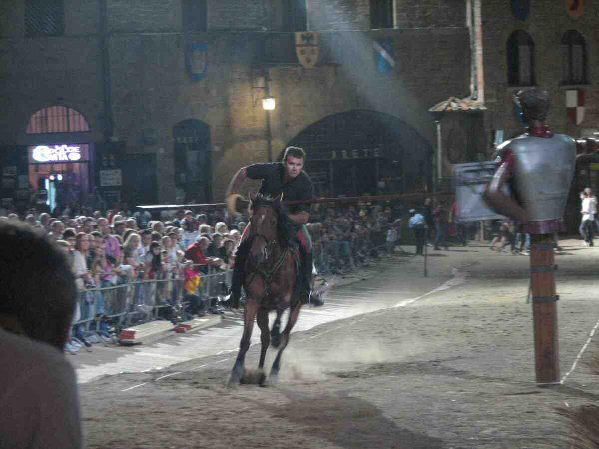 Jousting match, Arezzo