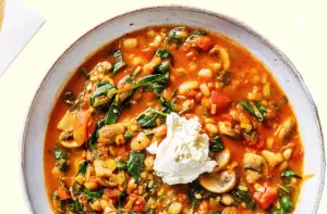 Butterbean Mushroom Stew - The Wellbeing Barista