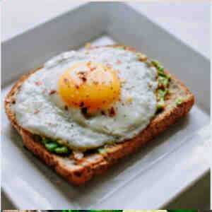 Fried Eggs on Toast