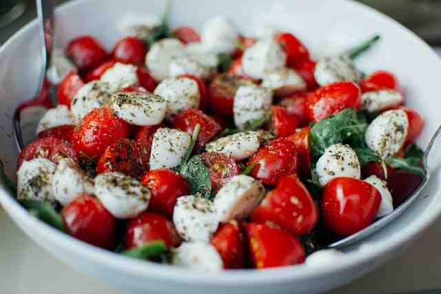 Caprese Cherry Tomato Salad