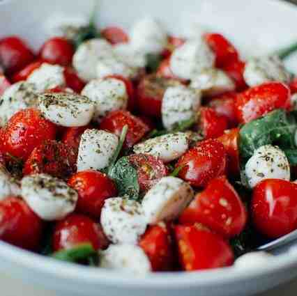 Caprese Cherry Tomato Salad