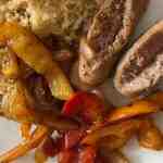 Baked Sausage Pepper and Onion