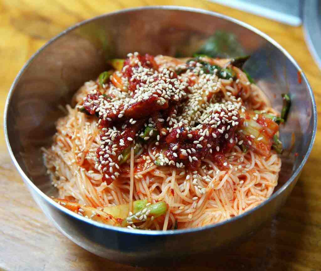 Bibim Myeon Korean Spicy Cold Noodles