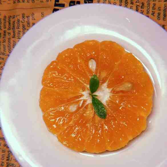 Oranges in Cointreau