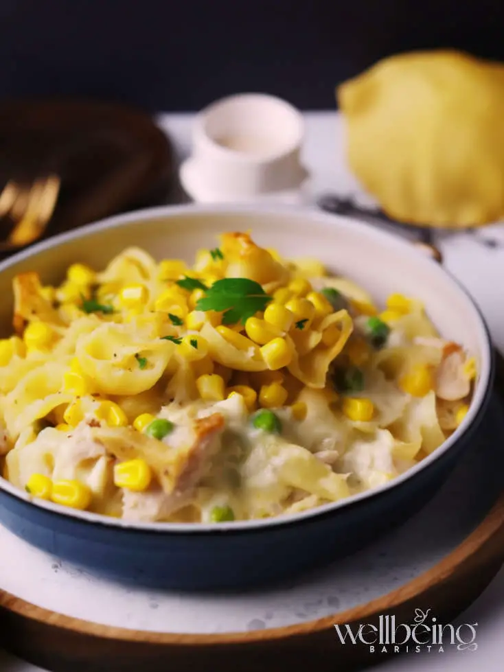 Mary Berry Tuna Pasta Bake With Cheddar, Hard Boiled Eggs and Corn