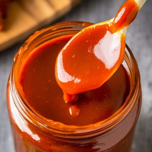 spicy chipotle orange brown sauce A1 copycat to dip in chicken and other meats