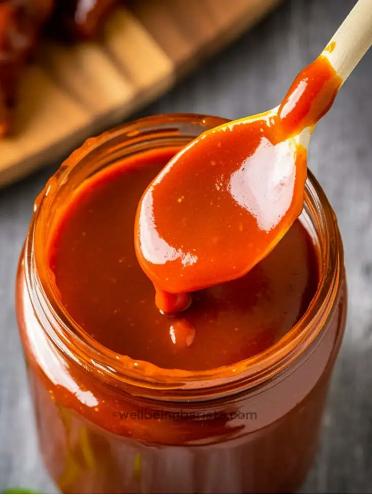 spicy chipotle orange brown sauce A1 copycat to dip in chicken and other meats