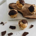 Banana Muffins with Chocolate Drizzle