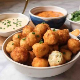 fried chicken meatballs