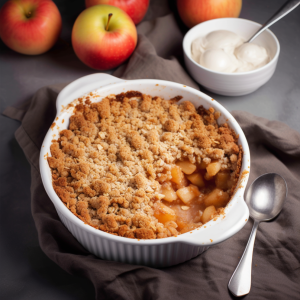 apple crumble mary berry with red apples