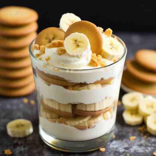 Pioneer Woman Banana Pudding in a cup