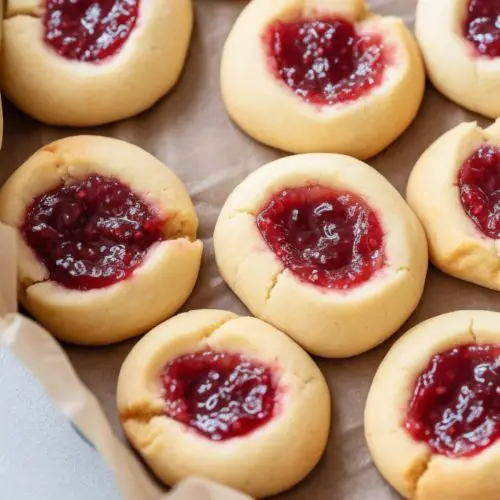 Mary Berry raspberry jam buns with sugar ready to be served