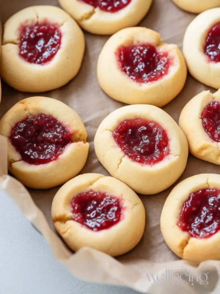 Mary Berry raspberry jam buns with sugar ready to be served