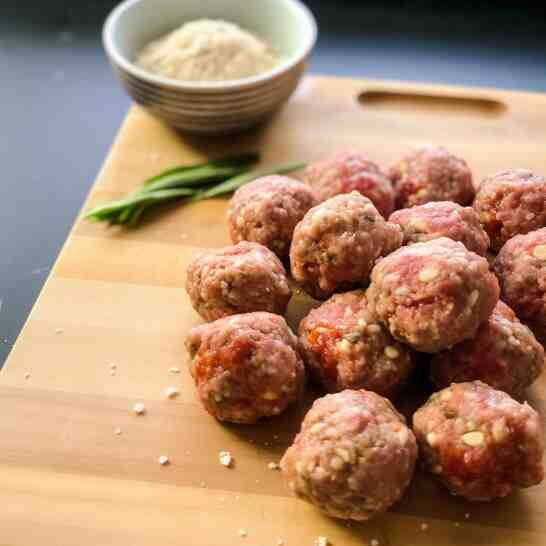 raw sausage balls