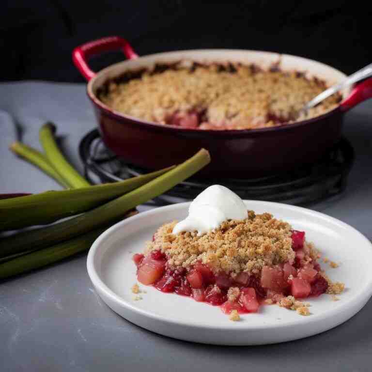 Mary Berry Rhubarb Crumble And Ginger Recipe 