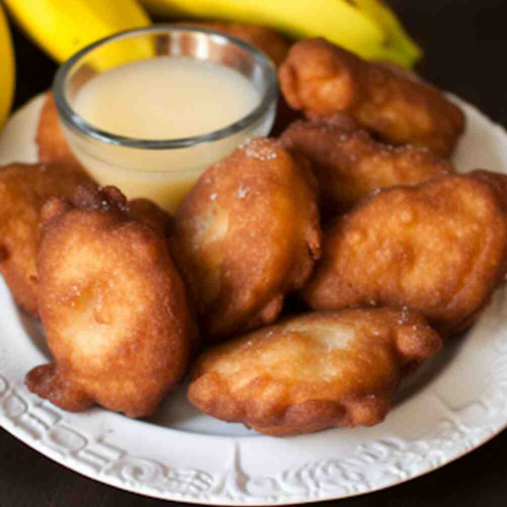 Brandied Banana Fritters