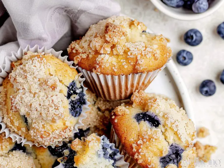 Baker Style Blueberry Muffins