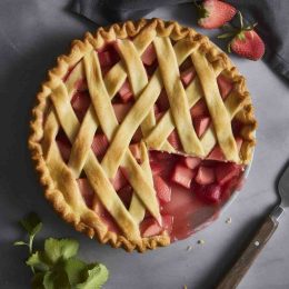 mary berry strawberries rhubarb