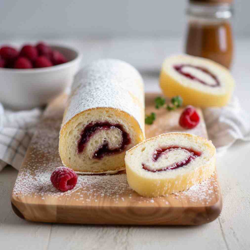 Jam Cake Roll - Stove Top! - The Big Sweet Tooth