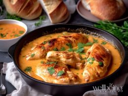 chicken bouillabaisse with rouille sauce