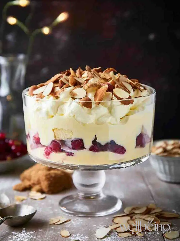 Mary Berry Pear Trifle recipe with custard and fruit