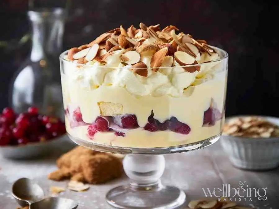 Mary Berry Pear Trifle recipe with custard and fruit