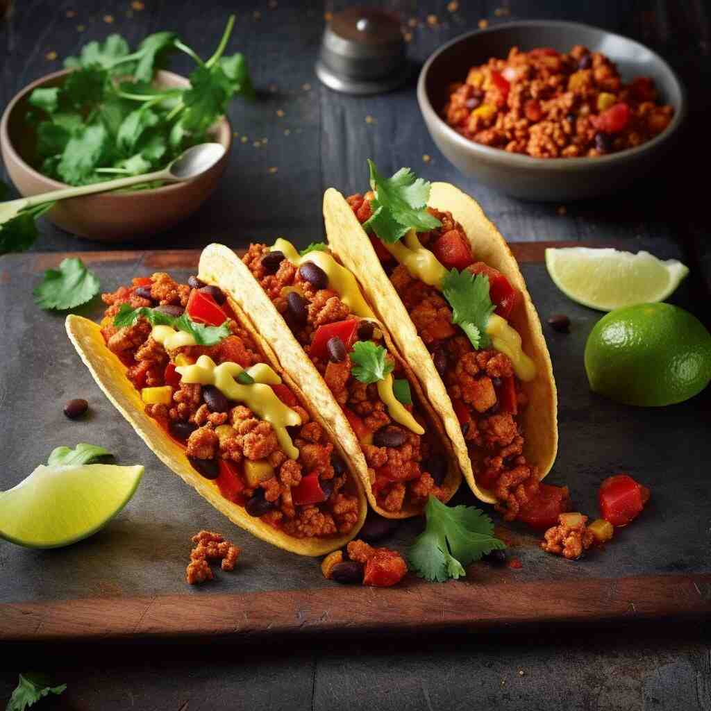 quorn chilli tacos