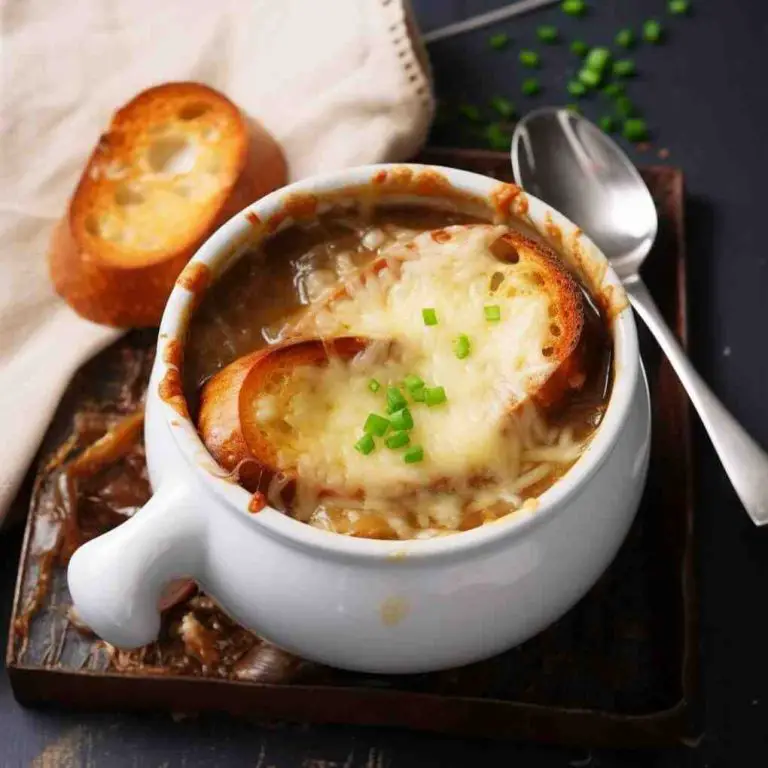 Julia Child French Onion Soup (Soupe à l'oignon)