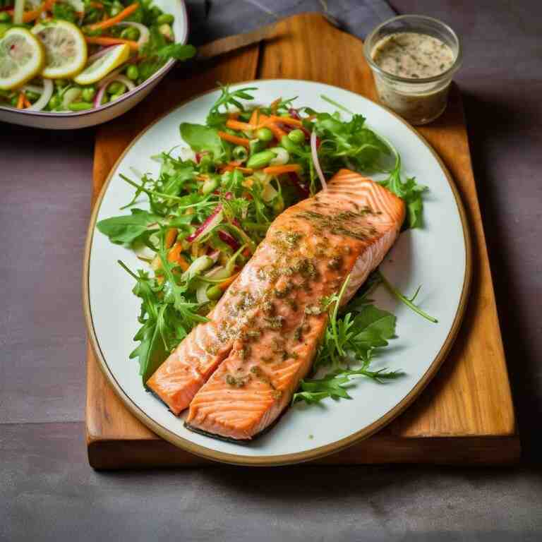 Mary Berry Hoisin Salmon with Asian Slaw