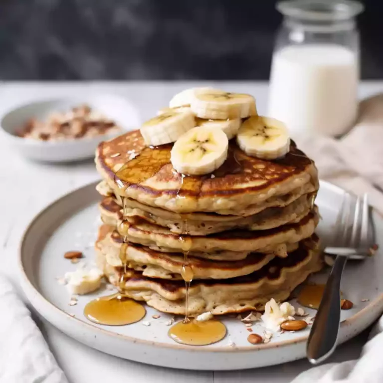Banana Oat Pancakes
