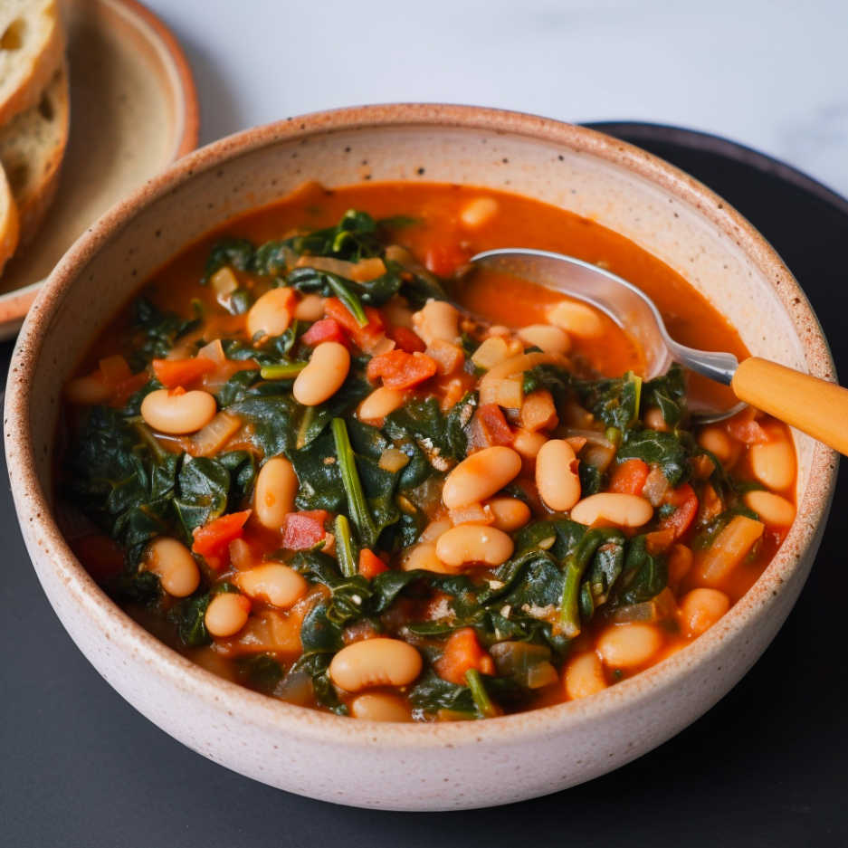 butterbean spinach stew
