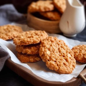Mary Berry Ginger Oat Crunch Biscuits