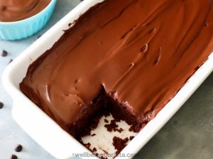 brownie chocolate oat bake