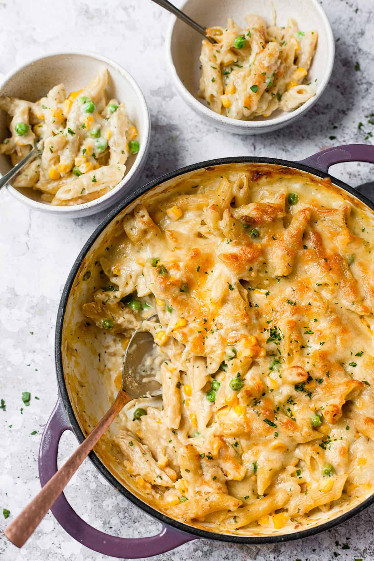 Creamy Tuna Pasta Bake