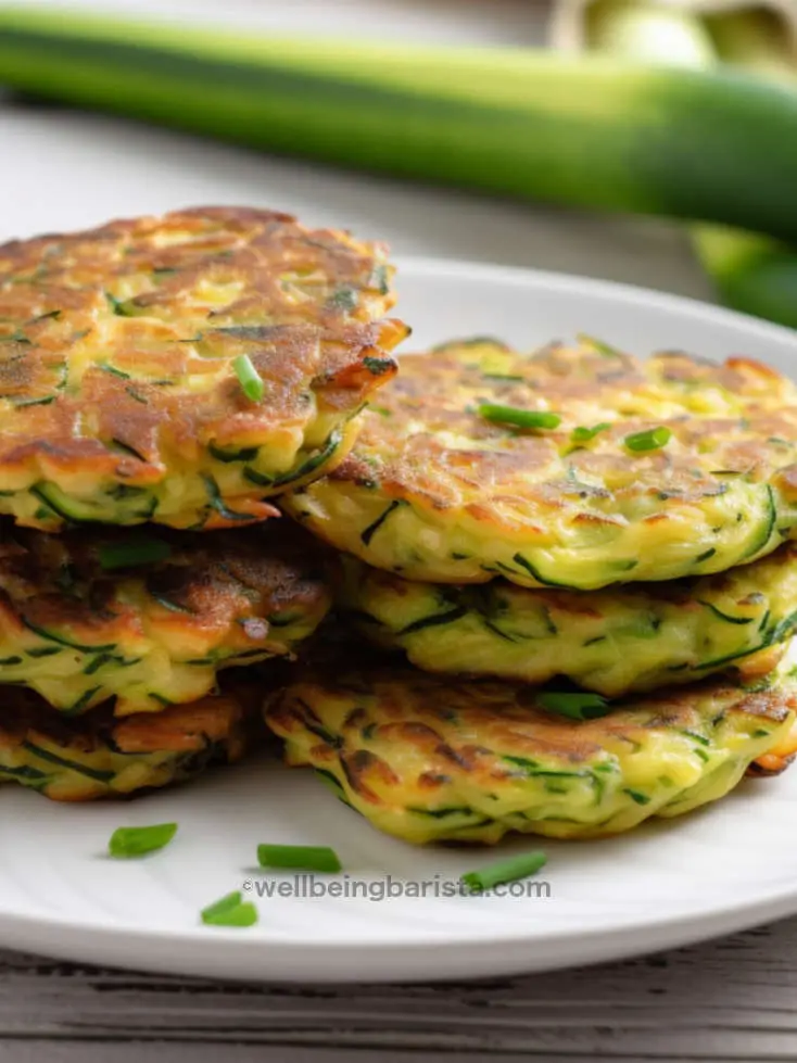 zucchini pancakes with parmesan cheese