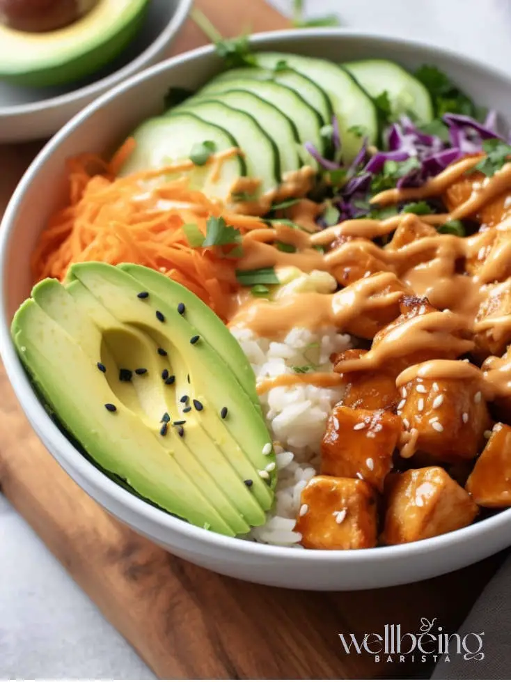 bang bang chicken salad bowl