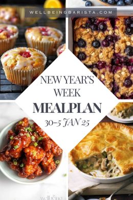 Meal Plan For New Year's Week