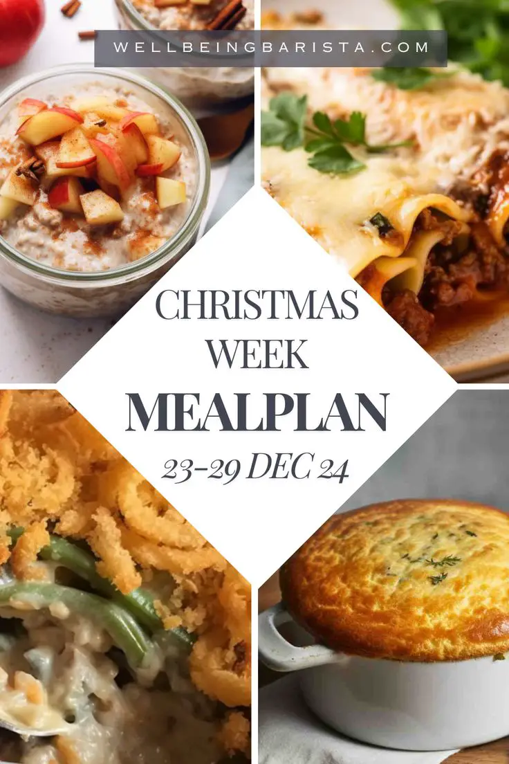 Christmas Week Meal Plan