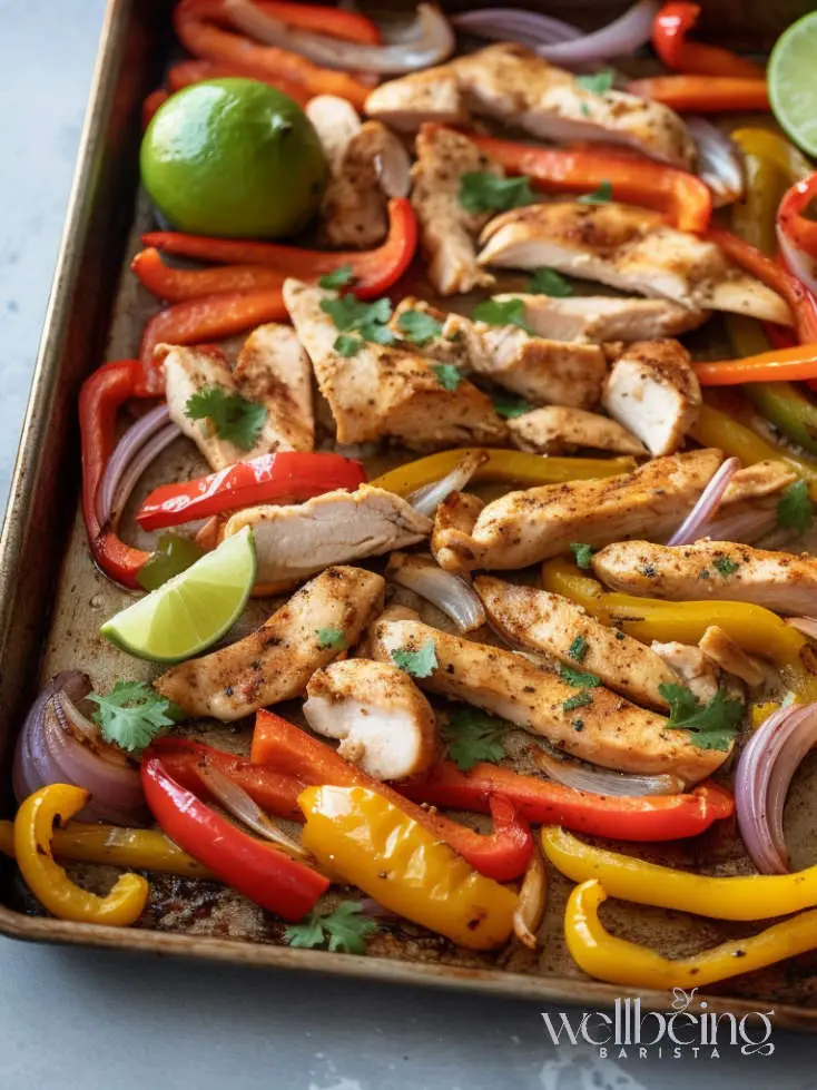 sheet pan chicken fajita