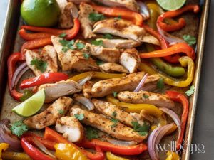 sheet pan chicken fajita