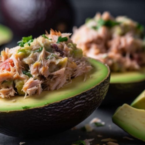 Tuna Stuffed Avocado