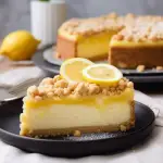 lemon crumb cake cheesecake